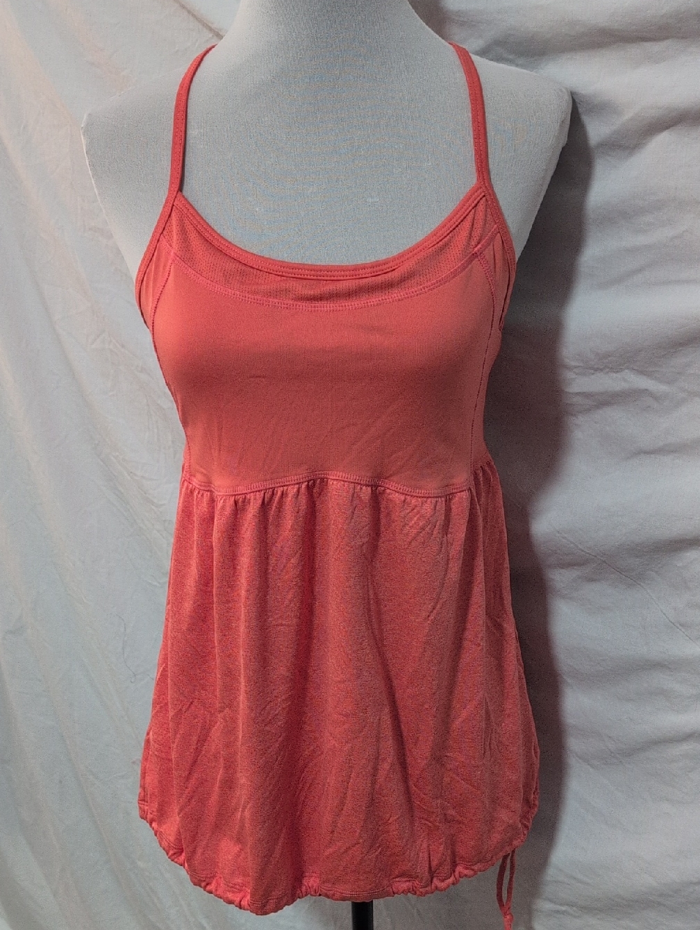 Champion Coral Spaghetti-Strap Drawcord Tank